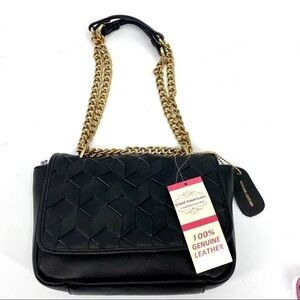 Great American Leather works leather chain bag